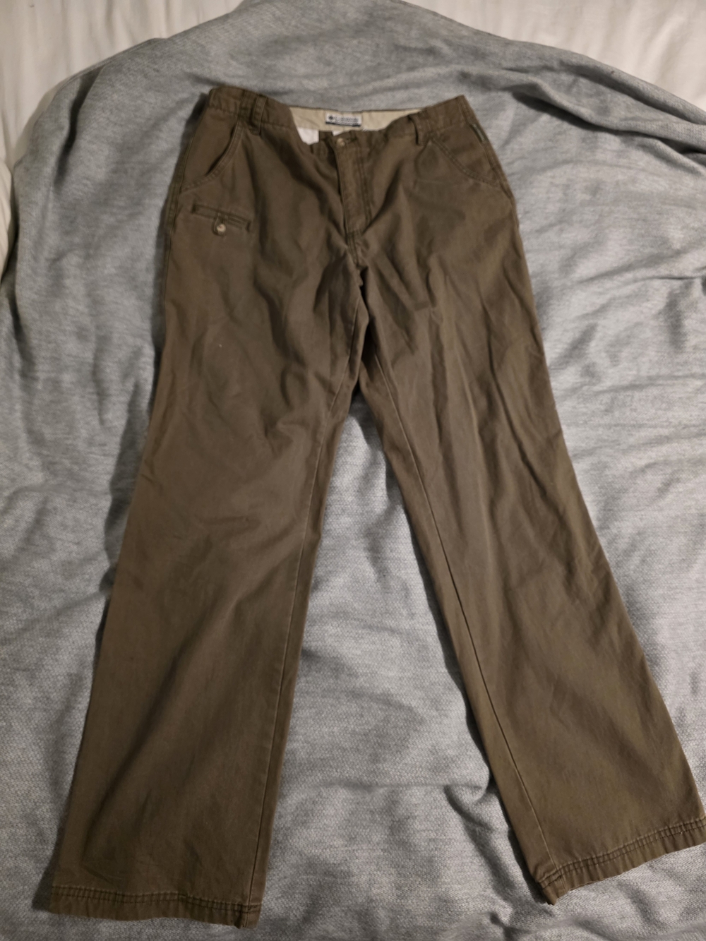 Women's Brown Chino Pants — Casual Straight Leg